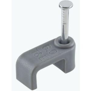 1.5MM GREY CABLE CLIP BOX 100  RCFG1.5