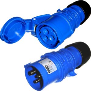 16A 230V BLUE SOCKET JF571 F 2 PIN+E