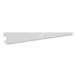 220 MM 8 1/2" WHITE ANTI BAC TWIN SLOT BRACKET