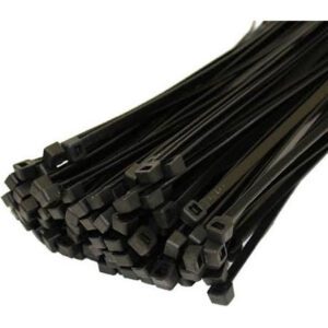 200MM CABLE TIE BLACK X 100