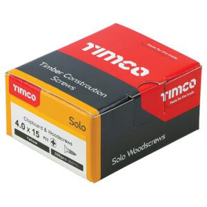 4.0 X 15 WOODSCREWS PZ DOUBLE COUNTERSUNK (200)