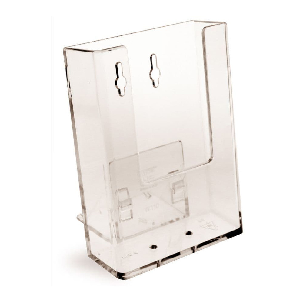 A4 PORTRAIT LEAFLET DISPENSER W/MOUNTING