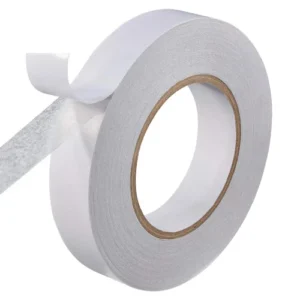 CLOTH D/SIDE H/DUTY WHITE TAPE 25MM X 50M