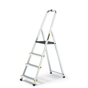 ALUMINUM 4-STEP HOUSEHOLD LADDER 150 KG