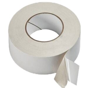 H/D D/SIDED CLOTH TAPE 50MM X 50M WHITE