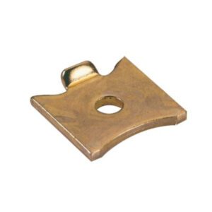 HAFELE BOOKCASE STUDS RAISED BRASS PACK 10