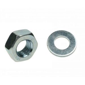 HT SET SCREW NUT & WASHER BZP M6 X 25   (10)