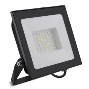 LED FLOODLIGHT BLACK 50W EQUIV 200W D/L