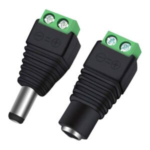 MALE + FEMALE 2V DC POWER JACK PLUG