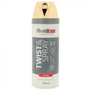 PLASTIKOTE GLOSS WHITE 400ML AEROSOL PKT21102