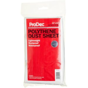 PRODEC POLY DUST SHEET 3.7M X 3.7M  PDPY002