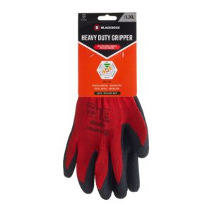 RED & BLACK GRIPPER GLOVES