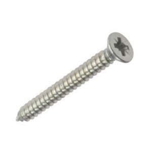 SELF TAPPING SCREW BZP CSK POZI 8 X 1 1/4   (25)