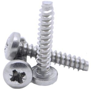 SELF TAPPING SCREW BZP PAN POZI 8 X 1 (50)