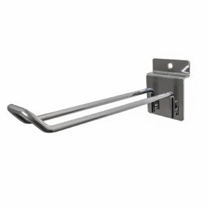 SLATWALL DOUBLE HOOK 150MM