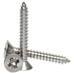 SELF TAPPING SCREW BZP CSK POZI 8 X 1    (50)