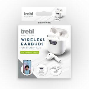 WIRELSESS EARBUDS WITH CHARGING CASE