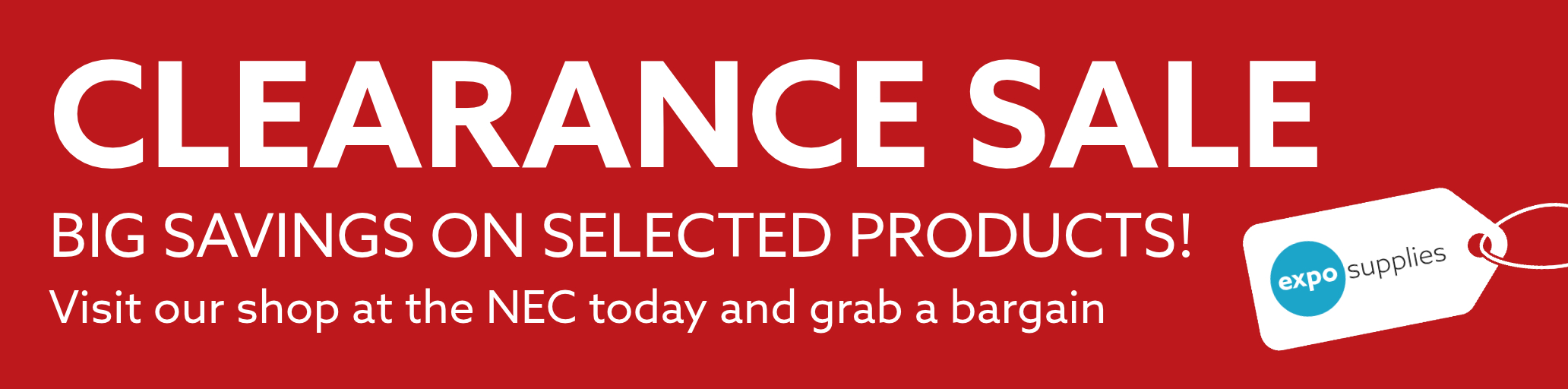Clearance Sale - Big Savings on Selected Products